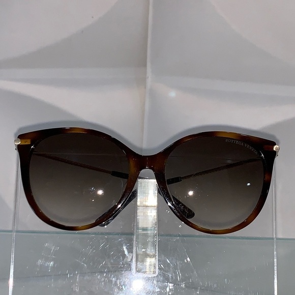 Bottega Veneta Gradient Brown Round Ladies Sunglasses Bv0231sa00255 H541 - Picture 4 of 6